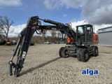 2019 Atlas 150W wheel excavator, side profile view