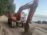 2016 Doosan DH150W-7 wheel excavator, rear three-quarter view