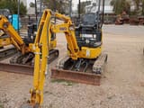 2023 Komatsu PC16R-3HS mini excavator, front three-quarter view