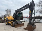 2013 Volvo EW160D demolition excavator, side view