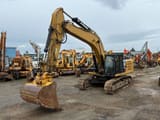 2013 Caterpillar 336EL crawler excavator, front three-quarter view