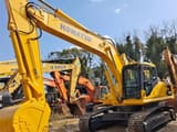 2014 Komatsu PC300 crawler excavator, front three-quarter view