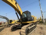 2023 Caterpillar 349D2 crawler excavator, front three-quarter view