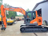 2018 Doosan DX140LCR-5 crawler excavator, side profile view