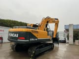 2022 Hyundai R220LC-9S crawler excavator, rear three-quarter view