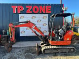 2016 Kubota KX61-3 mini excavator, side view