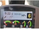 2019 Caterpillar 325F CR digital instrument cluster display