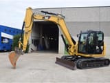 2018 Caterpillar 308E2CR mini excavator side view