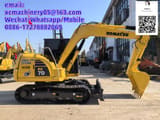 2023 Komatsu PC70-8 mini excavator, side profile view