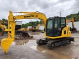 2024 Komatsu PC70-8 crawler excavator, side view