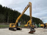 2022 Caterpillar 323 SLR excavator, side profile view