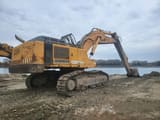 2006 Liebherr R964B crawler excavator, rear three-quarter view