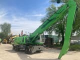 2012 Sennebogen 825 material handler, side profile view