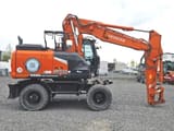 2021 Hitachi Zaxis 180W wheel excavator, side view