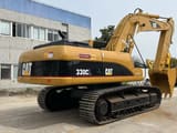 2019 Caterpillar 330CL crawler excavator, rear three-quarter view