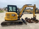 2021 Caterpillar 305E2 crawler excavator, side profile view