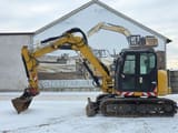 2016 Caterpillar 308E2CR crawler excavator, side view