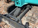 2002 Kobelco SK60 crawler excavator front blade view