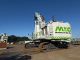 2012 Mantsinen 160 R crawler excavator, rear three-quarter view