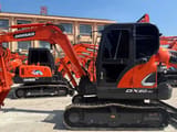 2024 Doosan DX60-9c mini excavator side view