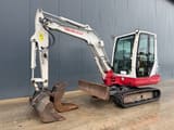 2010 Takeuchi TB235 mini excavator, side view