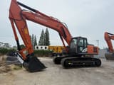 2022 Hitachi ZAXIS 350H crawler excavator, side profile view
