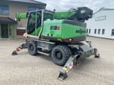 2018 Sennebogen 613E crawler excavator rear three-quarter view
