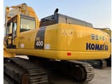 2020 Komatsu PC400-8 crawler excavator rear three-quarter view