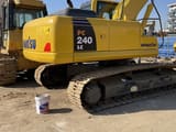Komatsu PC240 LC crawler excavator, rear three-quarter view
