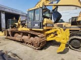 Caterpillar D6G crawler dozer, rear three-quarter view