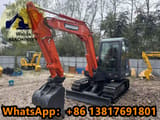 2023 Doosan DH60-7 mini excavator, front three-quarter view