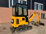 2021 JCB 19C-1 mini excavator, rear three-quarter view