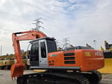 2021 Hitachi Zaxis 250 crawler excavator, rear three-quarter view