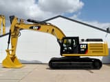 2016 Caterpillar 336FLN crawler excavator, side profile view