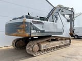 2012 Hyundai 380LC-9 crawler excavator, rear three-quarter view