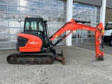 2022 Kubota U56-5 mini excavator, side view
