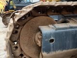2022 Komatsu PC400-7 crawler excavator undercarriage view