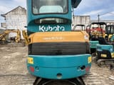 2026 Kubota U-30 mini excavator, rear view