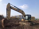 2022 Caterpillar 330 STANDARD crawler excavator, side profile view