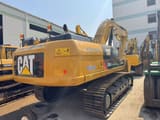 2023 Caterpillar 336D2 crawler excavator, rear three-quarter view