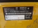 2022 Caterpillar 306CR excavator identification plate