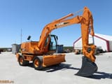 2007 CASE WX145 wheel excavator, side view