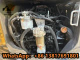 2023 Komatsu PC35MR mini excavator engine compartment view