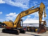 1995 Caterpillar 350L crawler excavator, side profile view