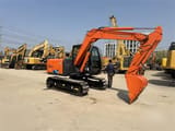 2019 Hitachi Zaxis 70 crawler excavator, side view