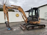 2008 CASE CX50B C mini excavator, side view
