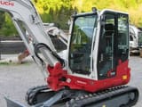2020 Takeuchi TB260 mini excavator, side view
