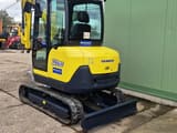 2016 Yanmar SV26 mini excavator, rear three-quarter view