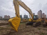 2022 Komatsu PC400-7 crawler excavator, front three-quarter view