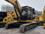 2020 Caterpillar 326D crawler excavator, side profile view